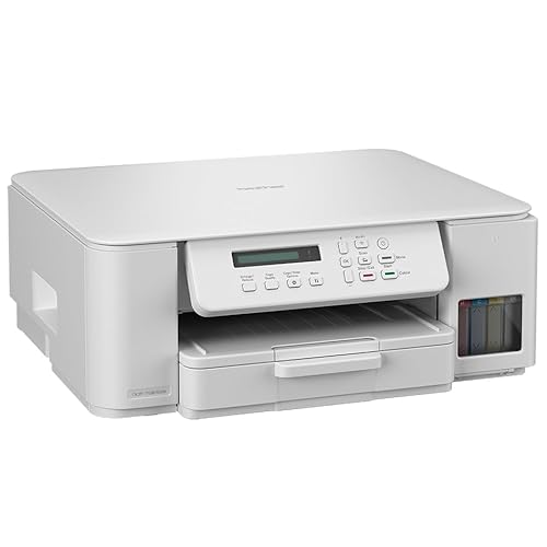 Brother DCP-T583 Imprimante Multifonction Jet d'encre 3 en 1 (Impression, Copie, Scan), Format Tank à Réservoir d'encre, Simple et économique