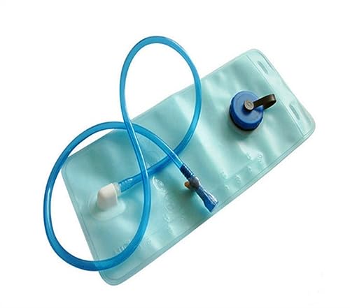 Bouteille d'eau pliable avec paille 2L pour randonnée et voyage