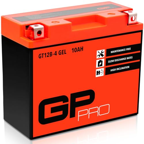 GP-PRO GT12B-4 12V 10Ah GEL Batterie de démarrage...