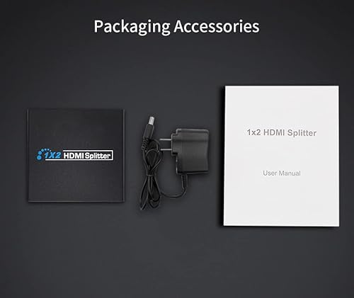 conversor Hdmi HDCP 1 Entrada 2 Saídas Full HD 1x2 video hdmi splitter switcher 1x2 dividir 1 em 2 p