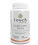 Cúrcuma Plus 60 cápsulas vegetales. Extracto seco de Cúrcuma (Cúrcuma longa estandarizado al 23% curcuminoides) 500mg