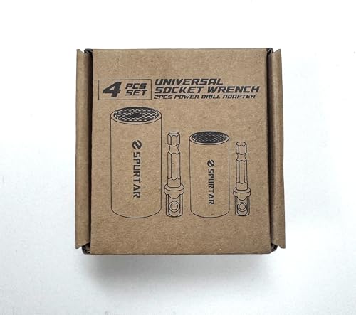 Spurtar Universal Socket Wrench Set (11-32mm 7-19mm) Multi-Function Hand Repair Tools with Power Drill Adapters Birthday Gifts for Men, Dad, Father, Husband, Boyfriend Christmas Stocking Stuffers - Image 10