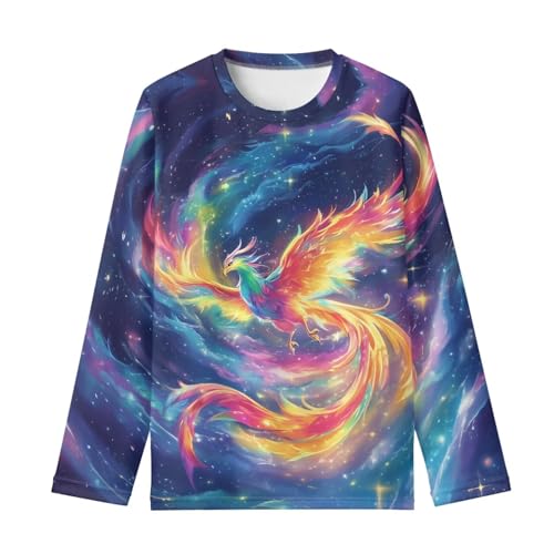 WELLFLYHOM Shirt for Girls 3-16 Long Sleeve Tees Top Kids Pullover T-shirt Trendy Crewneck Undershirt Fall Outfits4