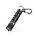 Produktbild Kleine LED Taschenlampe LUMINTOP EDC01 Mini Handlampe mit Schlüsselanhänger 120 Lumen 3 Modi Einstellbar IP68 Wasserdicht Leichte Lampe für Kinder Jungen Outdoor Camping Wandern Notfall (Schwarz)