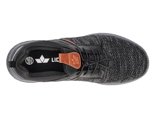 Basket Lico Amaru homme bicolore noir gris légère en taille 46