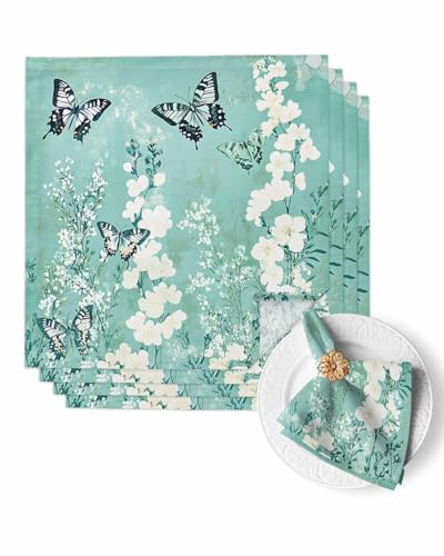 Servilletas de Tela Pack x4, Floral Acuarela, 20x20 in miniatura 1