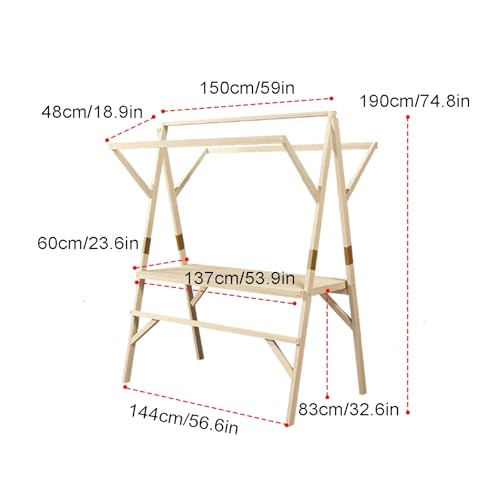 Stand de marché pliable rose 150x60x200cm avec auvent chic - 3