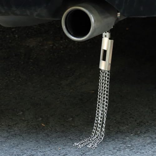 Image of GLEAVI Car Anti Static Strap 3 Pieces Hanging Type Grounding Chain Electrostatic Belt 13.18 Inch for Autumn Winter Static Eliminator