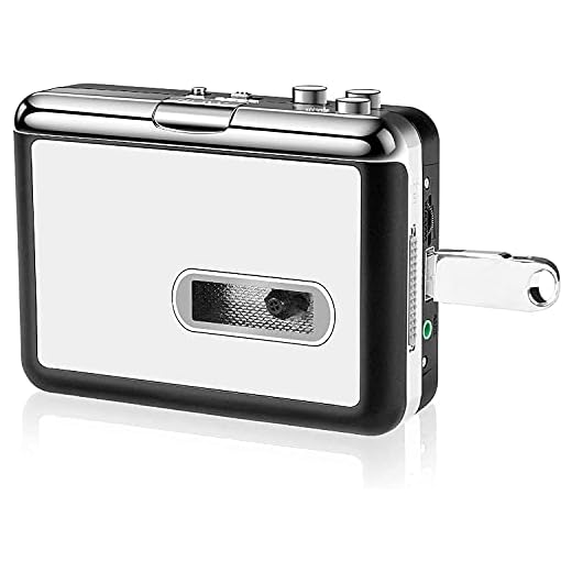 DigitalLife Cassette Player Recorder - Walkman Cassette Tapes to MP3 CD Converter via USB Flash Driver (Not Included, No Need PC