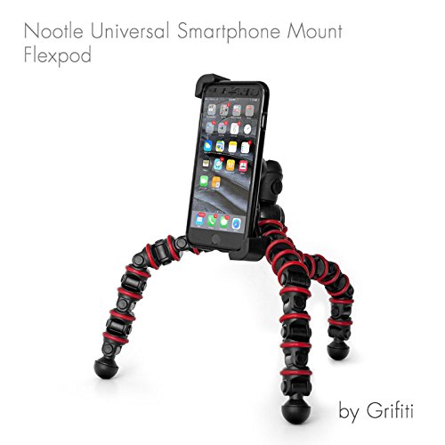 Grifiti Nootle Universal Phone Tripod Mount 1/4 20 Fits Iphones, Iphone Plus, Galaxy Smartphones #TOP4