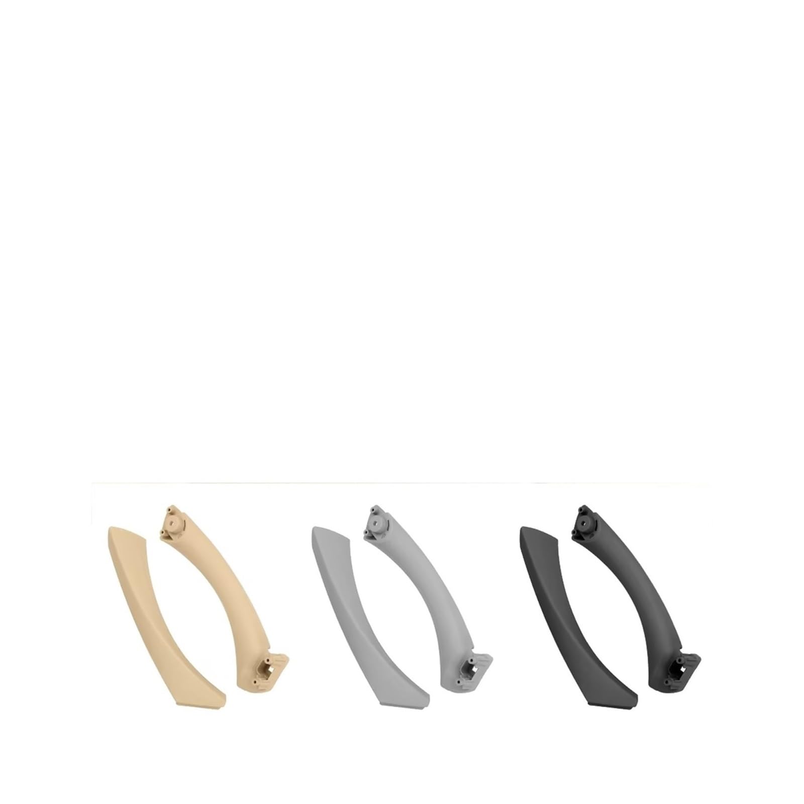 Ksjosji Gray(On The Right) Interior Door Grab Handle Full Set Interior Door Handles For Bmw 3Series E90 E91 318 320 325 328 330 335 Panel Handle Interior Door Handle Replacement(Gray(On The Right))