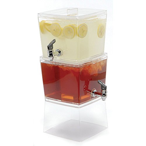 Creative Bath Products Stackable Beverage Dispenser Plastic 13.50" x 8.75" x 8.75"