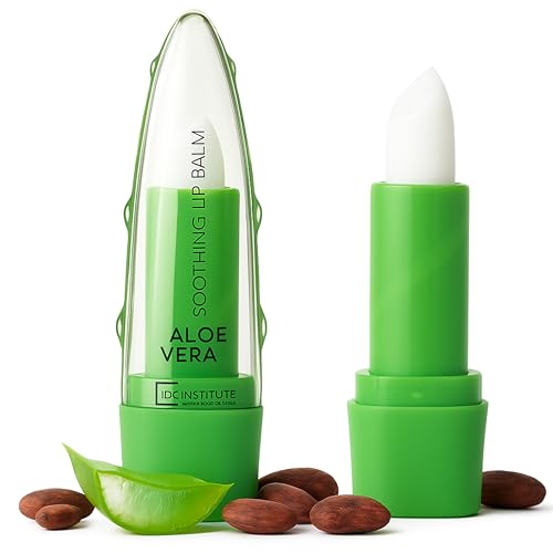 2 Sticks de Bálsamo Labial De Aloe Vera Hidratante y Regenerador Para Toda la Familia. Reparador Labial En Barra que Protege del Frio y Repara Los Labios. Cacao Hidratante Para Labios Secos.