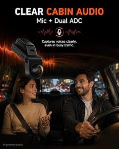 360° Dash Cam Front and Inside 4K+2.5K, 2 Channel Dashcam for Car — photo 6 of 6