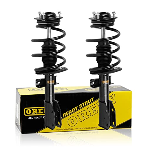 OREDY 2PCS Front Struts Assembly w/Coil Spring Suspension Replacement for GMC Acadia Buick Enclave Chevy Traverse - 172518