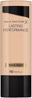 Max Factor Lasting Performance Liquid Foundation, 103 Soft Sand, Full Coverage, Flawless and Radiant Finish, Lightweight Formula, Smudge Resistant, Non Pore-Clogging, Fragrance Free, 35ml