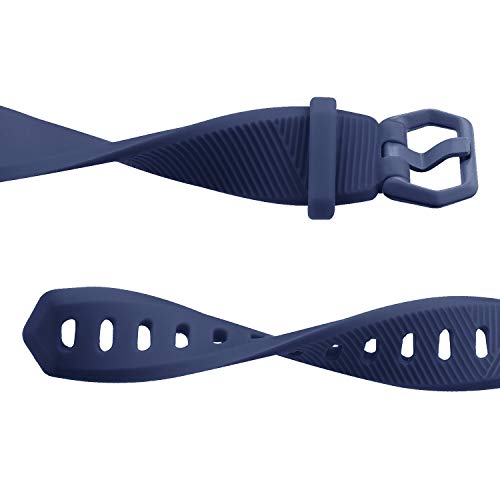 Pack 3 Replacement Band Compatible For Fitbit Alta Bands/Fitbit Alta Hr Bands, Adjustable Replacement Soft Silicone Sport Bands For Woman And Men (Large, Black+Grey+Navy Blue) #TOP2