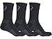 ASICS Contend Training Crew Socks (3-Pack), Medium, Black
