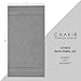 Chakir Turkish Linens | Hotel & Spa Quality 100% Cotton Premium Turkish Towels | Soft & Absorbent (4-Piece Bath Towels, Gray)