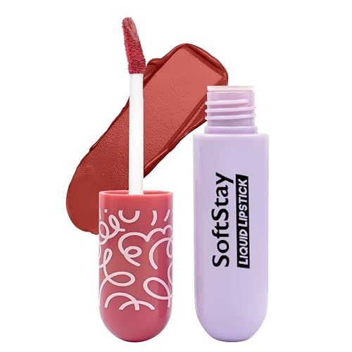 Image of Soft Stay Transferproof Liquid Lipstick| Hydrating, Highly Pigmented and Light Weight (Rust Affair, 04)