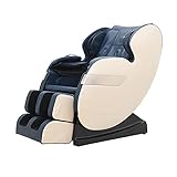 NVIOWKR Silla de masaje, cuerpo completo, gravedad cero, robots shiatsu, manos S, pista, masaje reclinable con calor Bluetooth Bodyscan, calentador de cintura integrado, sillas de masaje