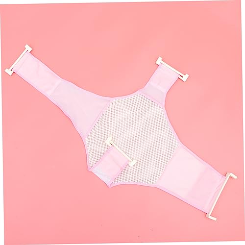 Bébé glisse dans la baignoire ? Choisissez ce support de bain réglable rose sécurisé