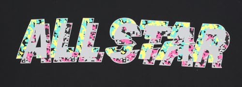 [コンバース] バスケ 半袖シャツ プリントTシャツ 吸汗 速乾 CB252357 男女兼用 ブラック×グレー L