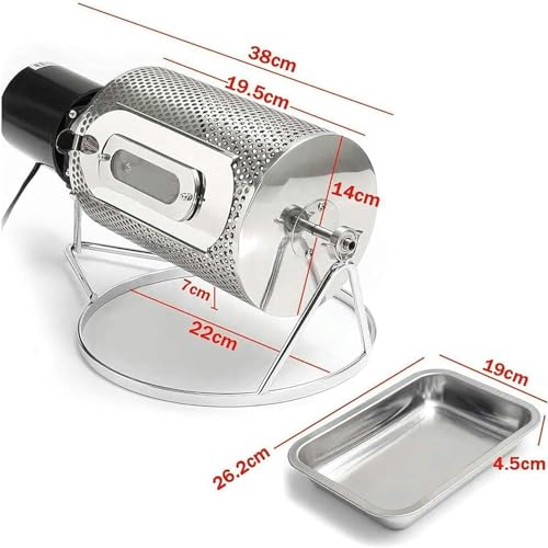 Torsion électrique au café 100-250g avec chauffage uniforme à trous