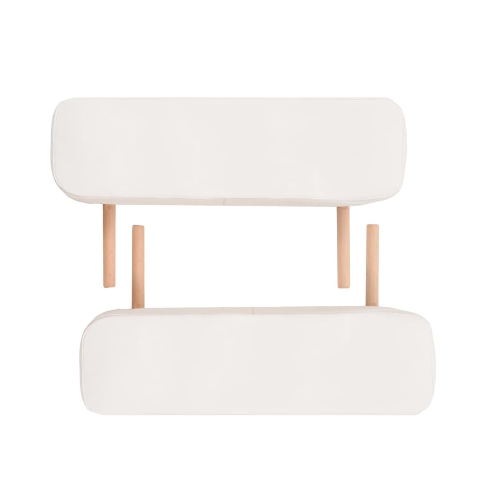Lettino da Massaggio Pieghevole 3 Zone Spessore 10 cm Bianco,Salute e Bellezza,Cura della Persona,Massaggi e Relax,Poltrone da massaggio-110152