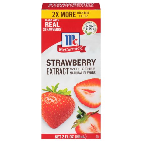Image of McCormick Strawberry Extract with Other Natural Flavors, 2 fl oz (Pack of 2)