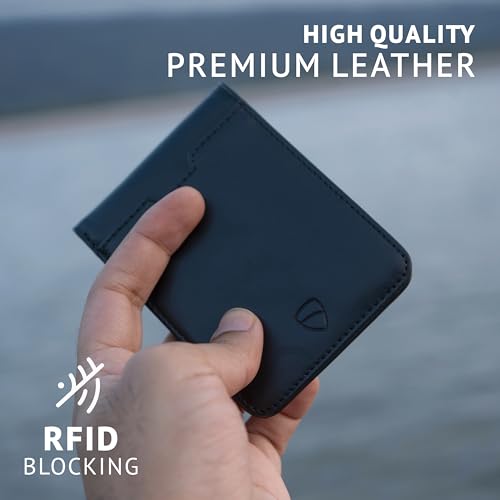 Vaultskin MANHATTAN ID Thin Leather Wallet with RFID Blocking and ID Window3