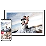 15.6'' Digital Picture Frame with 1920x1080 IPS Touch Screen, 32GB Frameo WiFi Digital Photo Frame, Share Photos/Videos and Send Best Wishes via Free App
