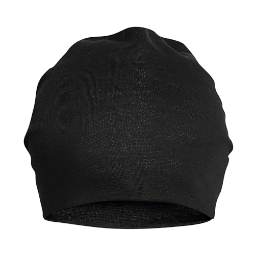 Image of FabSeasons Cotton Blend Slouchy Beanie and Skull Cap for Summer, Winter, Autumn & Spring Season, Can be Used as a Helmet Cap Too