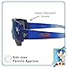 ARKAID Official Sonic Sunglasses for Kids | Sega Blue Frameless | UV 400 | One Size Fits Most Kids