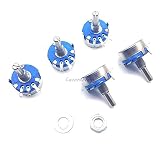 2pcs/lot WH5-1A 470k ohm 3-Terminals Round Shaft Rotary Taper Carbon Potentiometer