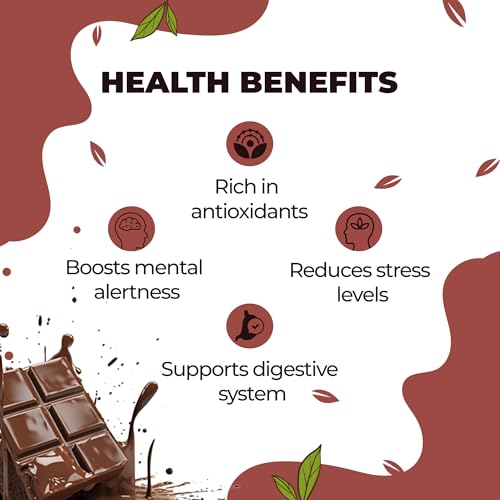 Image of Golden Tips Indian Chocolate Black Tea, 25 Teabags, High Grown Full Leaf Black Tea, Rich & Natural Chocolate Flavor, Bold & Aromatic, Energizing & Refreshing Brew