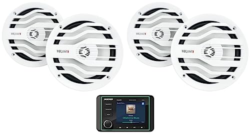 Receptor marino Kicker KMC5 Bluetooth con 4 altavoces blancos miniatura 1