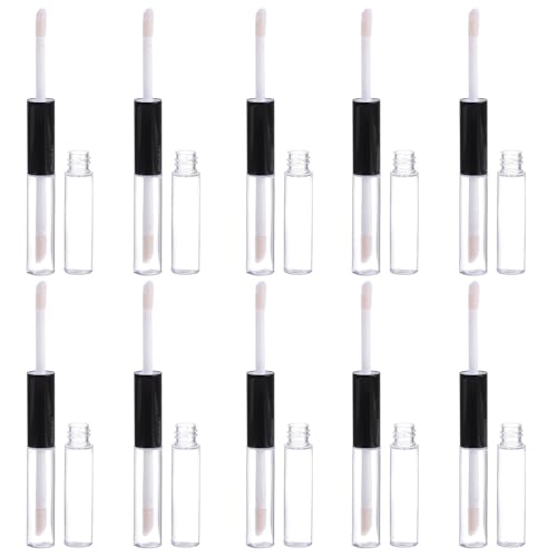 Botellas de brillo labial de 4 ml con doble extremo para cosmética casera Operitacx