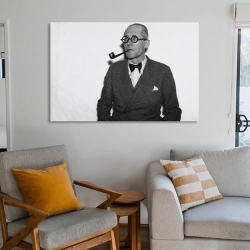 Le Corbusier Poster toile suspendue déco salon 60 x 90 cm - 6