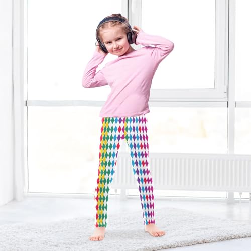 Toddler Girls Leggings Printed Yoga Pants Leggings Rainbow Color for Kids4
