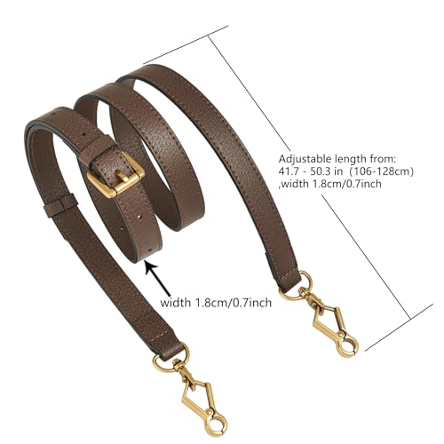 Image of Leather Purse Strap Replacement Crossbody Handbag Long Adjustable