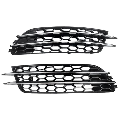 Rejilla luz antiniebla delantera Audi A6 C7 Sedán 2012 2013 2014 2015 malla panal cromada