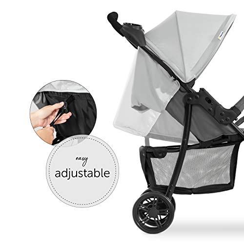 Hauck 153413 Shopper Trioset buggy up tot 25 kg + Groep 0 autostoeltje + reiswieg, matras vanaf geboorte, buggy met… - Afbeelding 6