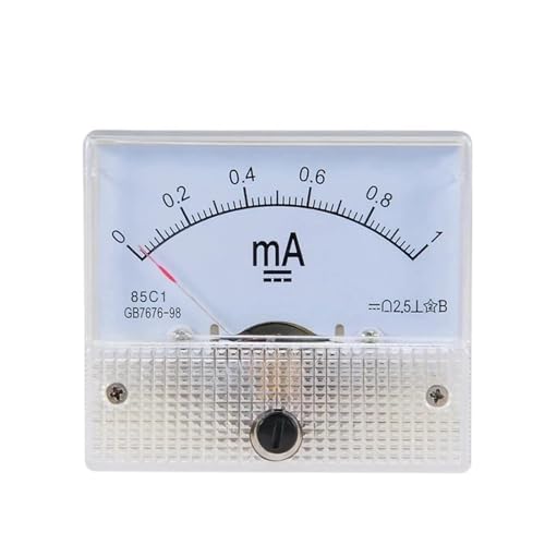 Ampèremètre analogique CC pour tester la consommation d'un circuit 500mA - 6