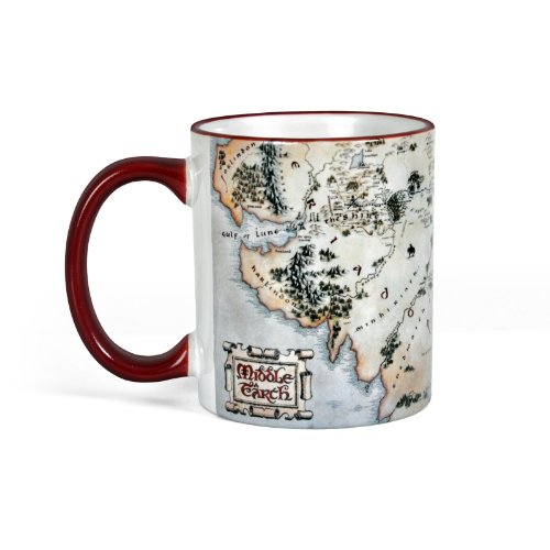 Elbenwald El señor de los Anillos - Taza con el Mapa de la