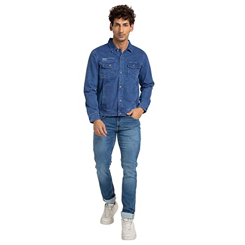 Image of Spykar Men's Cotton Standard Length Jackets