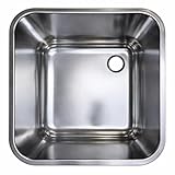 Gastro Spülbecken aus Edelstahl 40x40x30cm