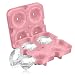 Ice Cube Trays, SAWNZC Diamond-Shaped Fun Ice Cube Molds BPA Silicone Flexible Ice Maker for Chilling Whiskey Cocktails, Set of 2-Black