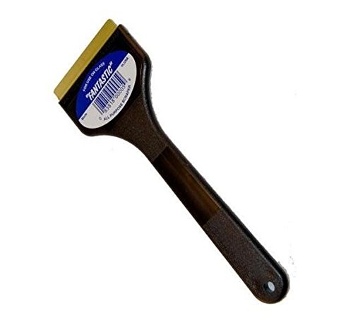 CJ Industries F-1 10 Pack Fantastic Ice Scraper with Brass Blade Black