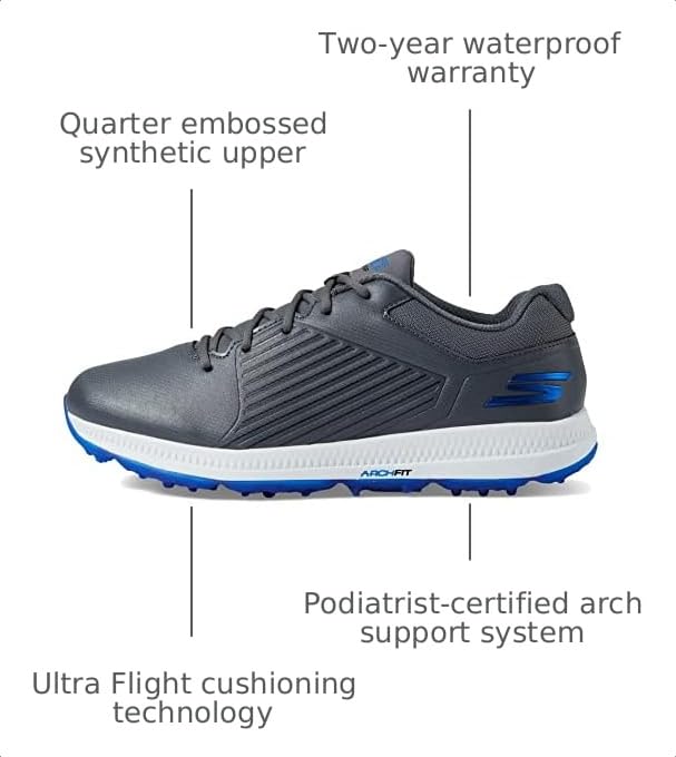 Image of Skechers Men's Elite 5 Arch Fit Waterproof Golf Shoe